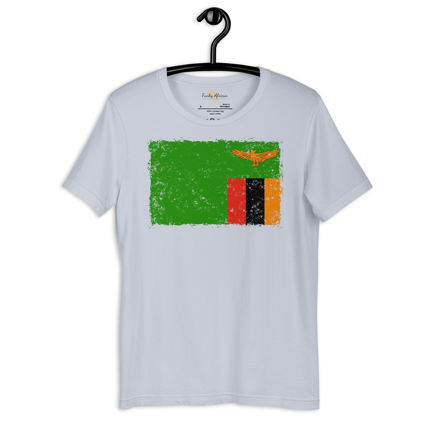 Zambia grunge unisex tee