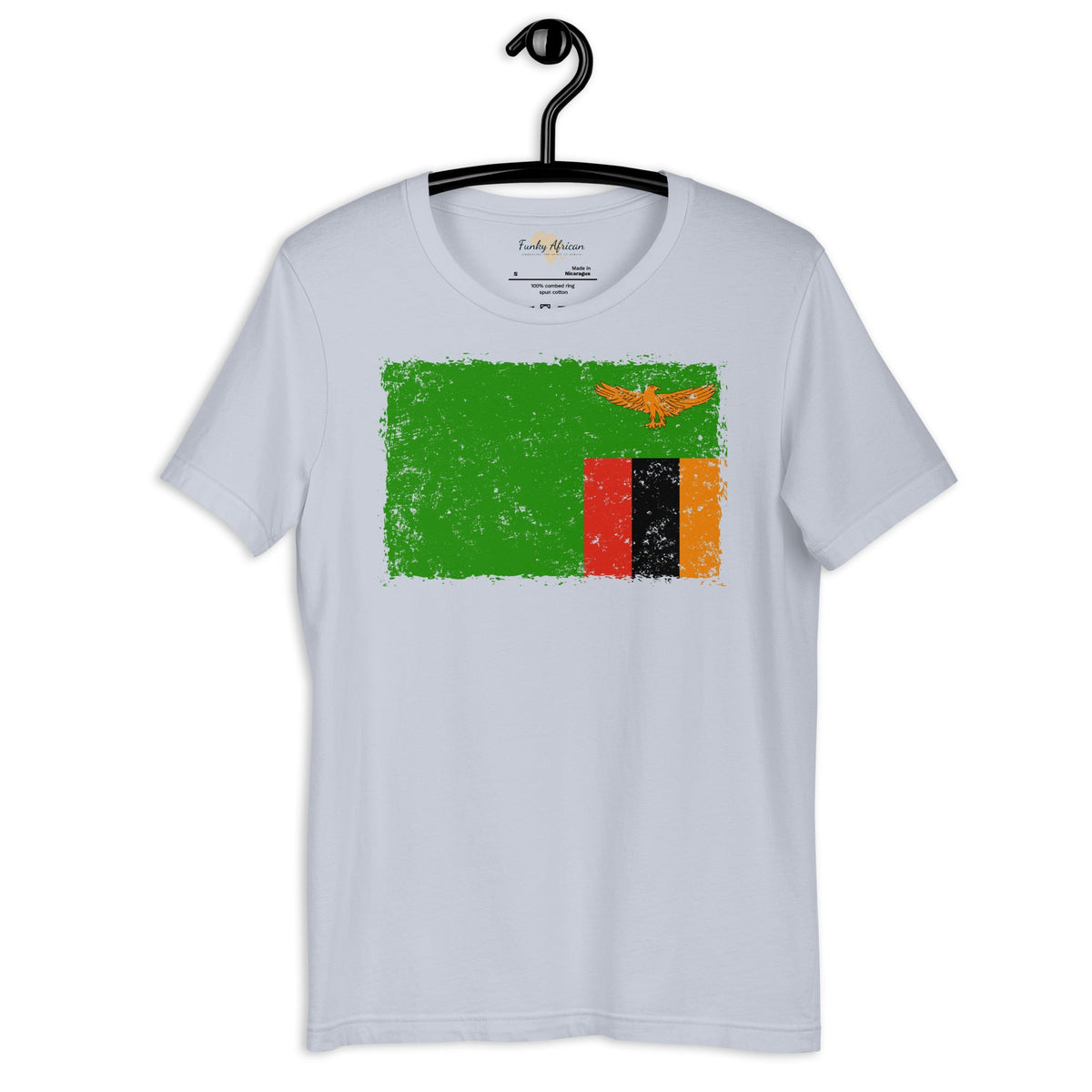 Zambia grunge unisex tee Funky African
