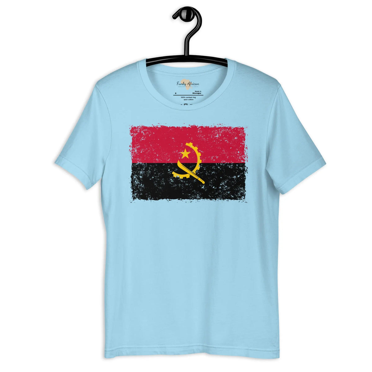 Angolan grunge unisex tee Funky African