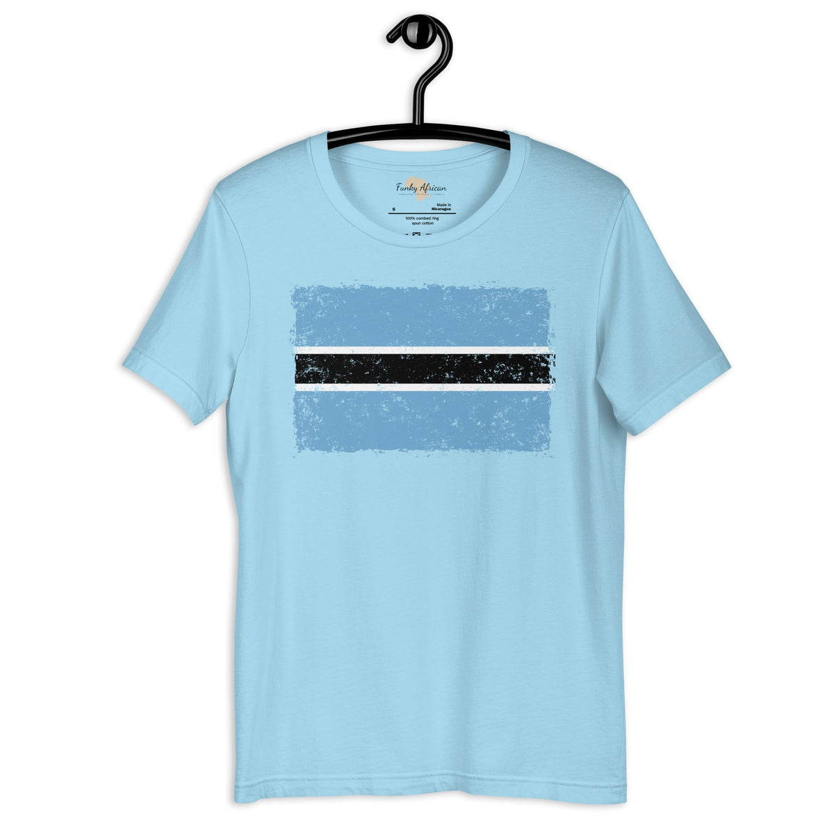 Botswana grunge unisex tee Funky African