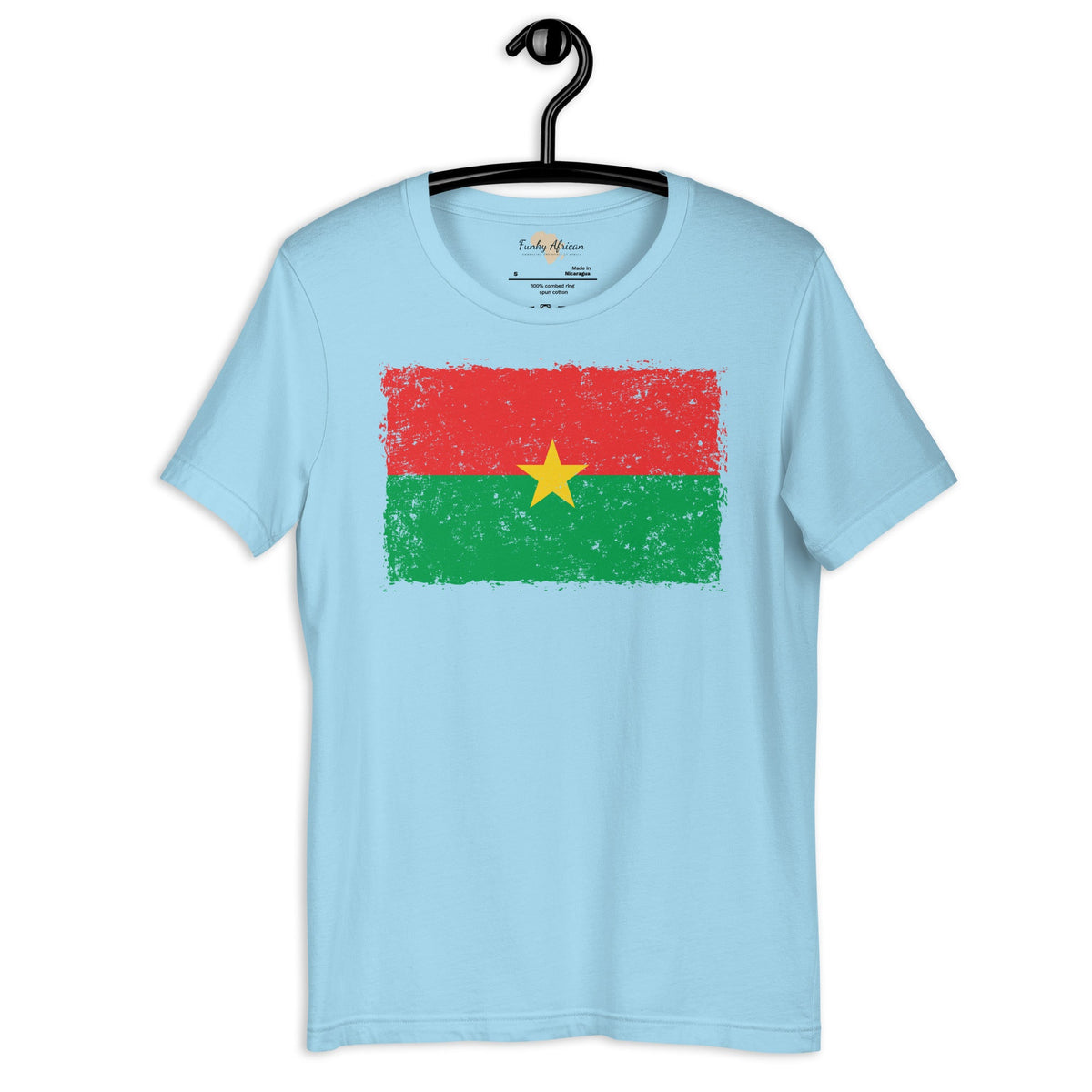Burkina Faso grunge unisex tee Funky African