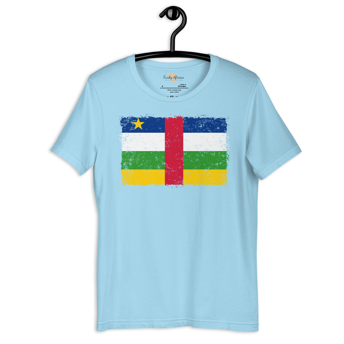 Central African Republic grunge unisex tee Funky African