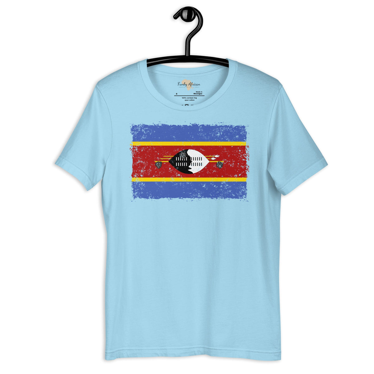 Eswatini grunge unisex tee Funky African