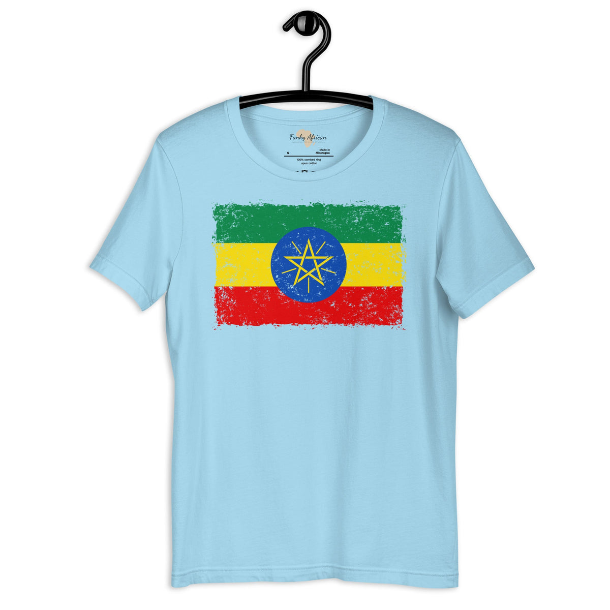 Ethiopia grunge unisex tee Funky African
