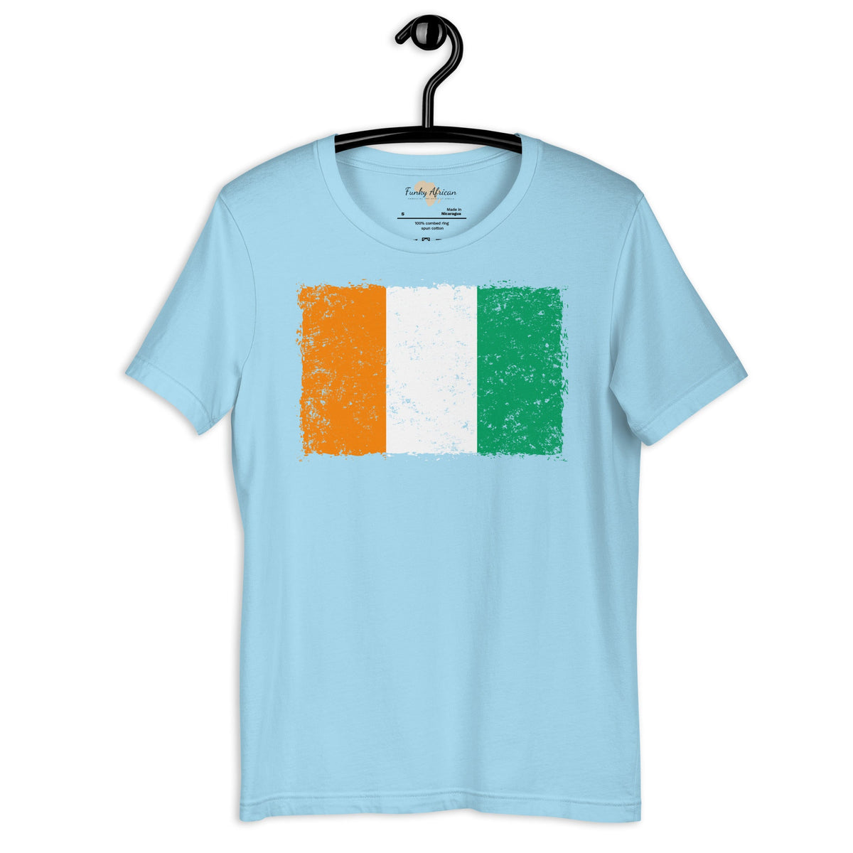 Côte d'Ivoire grunge unisex tee Funky African