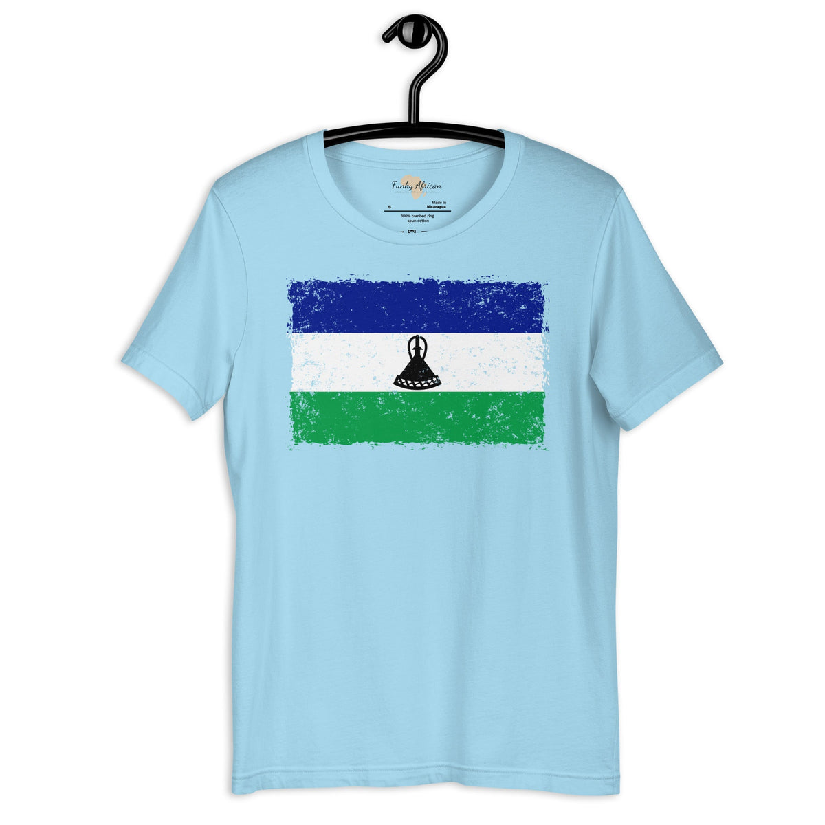 Lesotho grunge unisex tee Funky African