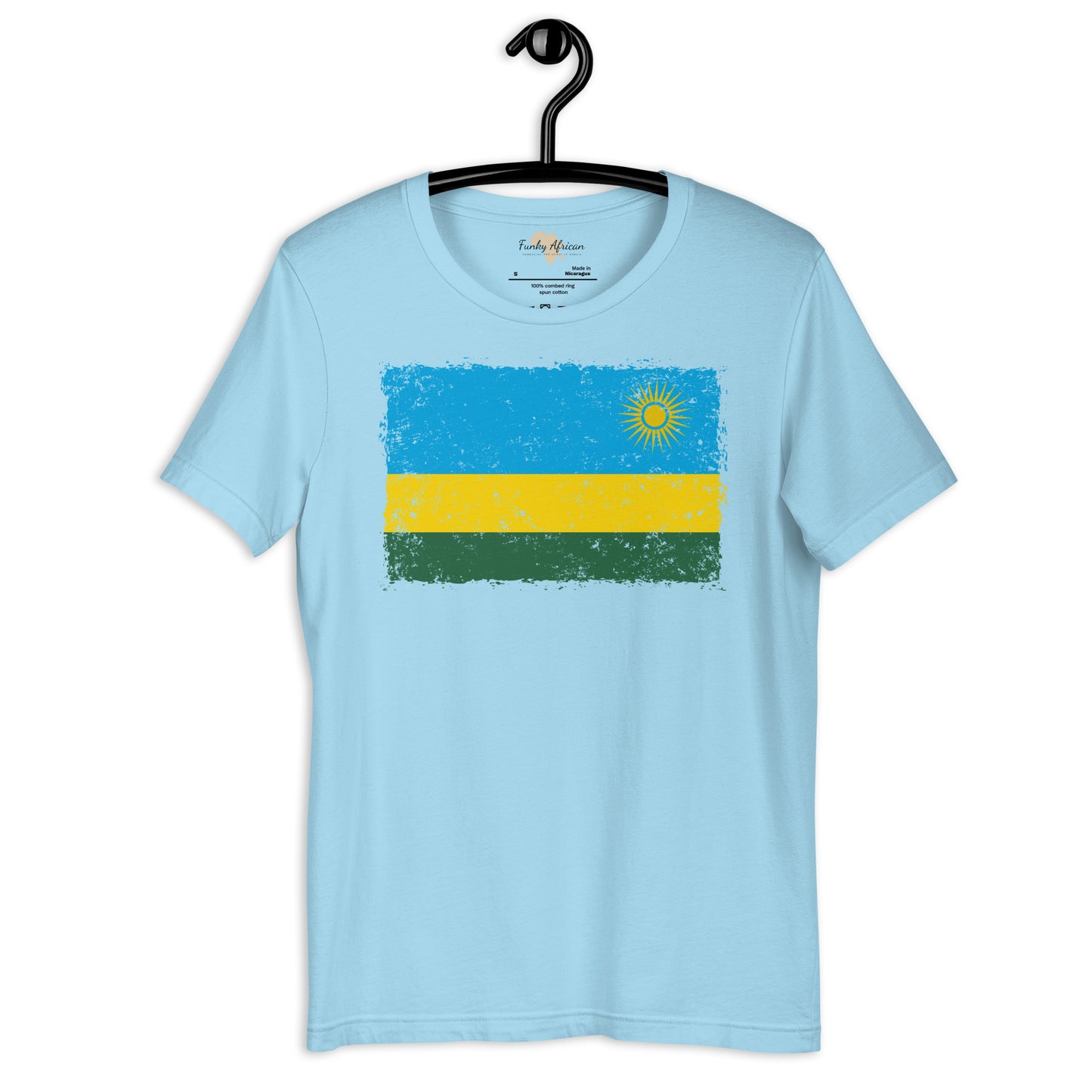 Rwanda grunge unisex tee