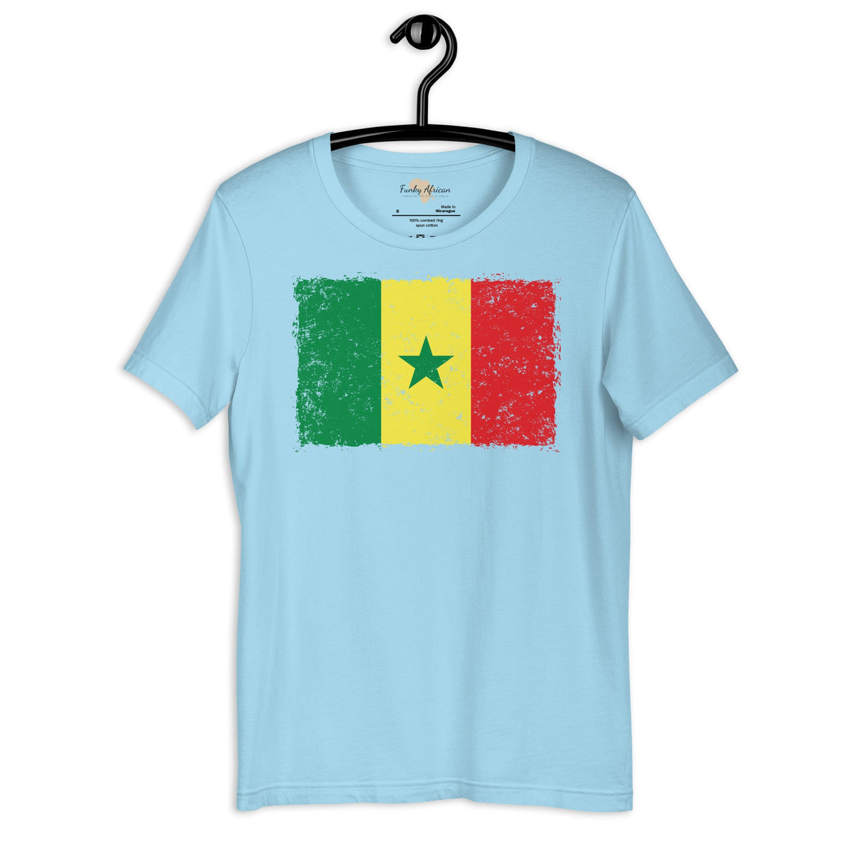 Senegal grunge unisex tee Funky African