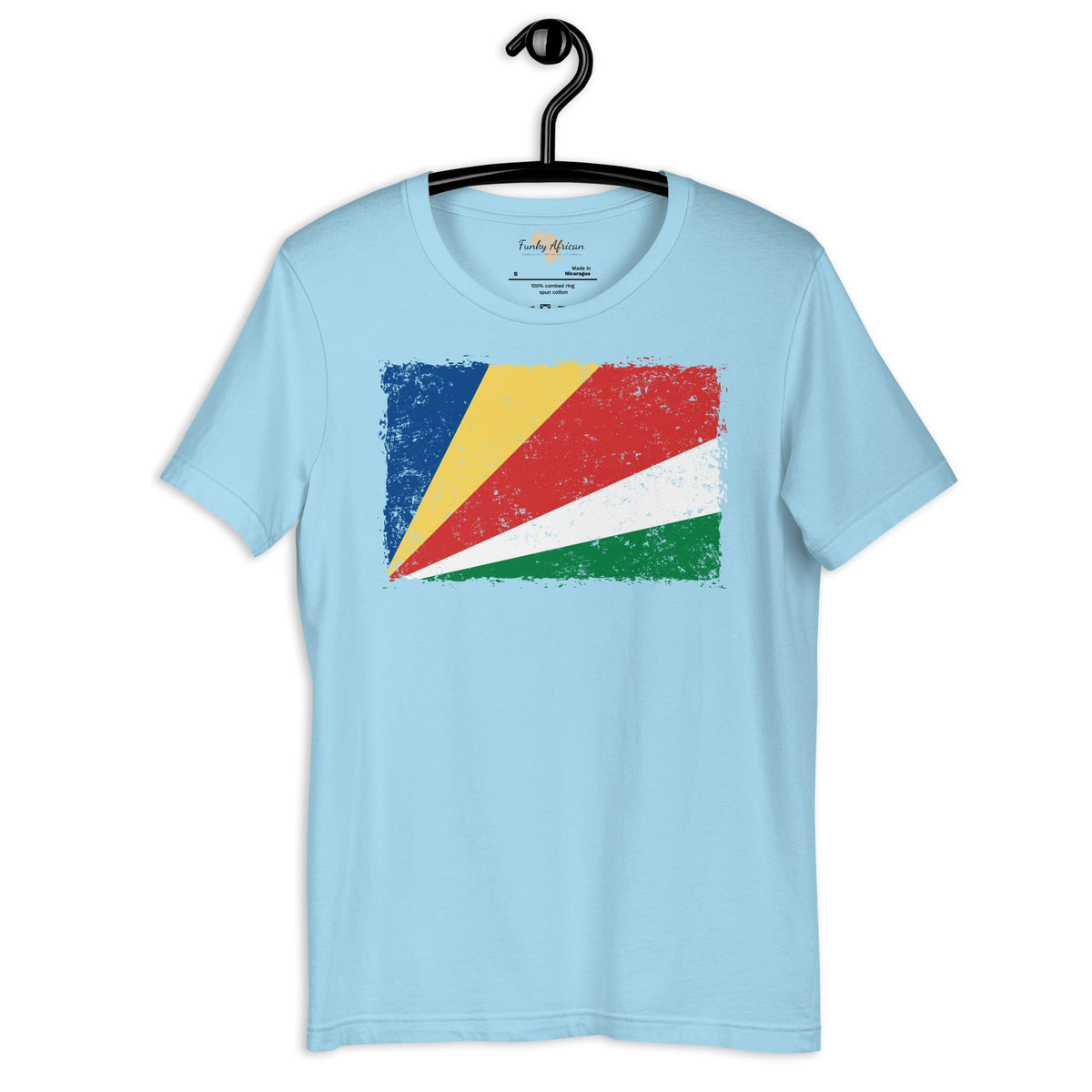 Seychelles grunge unisex tee Funky African