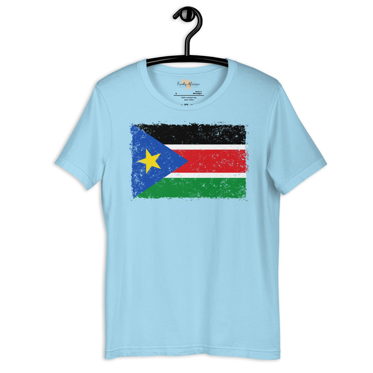 South Sudan grunge unisex tee Funky African
