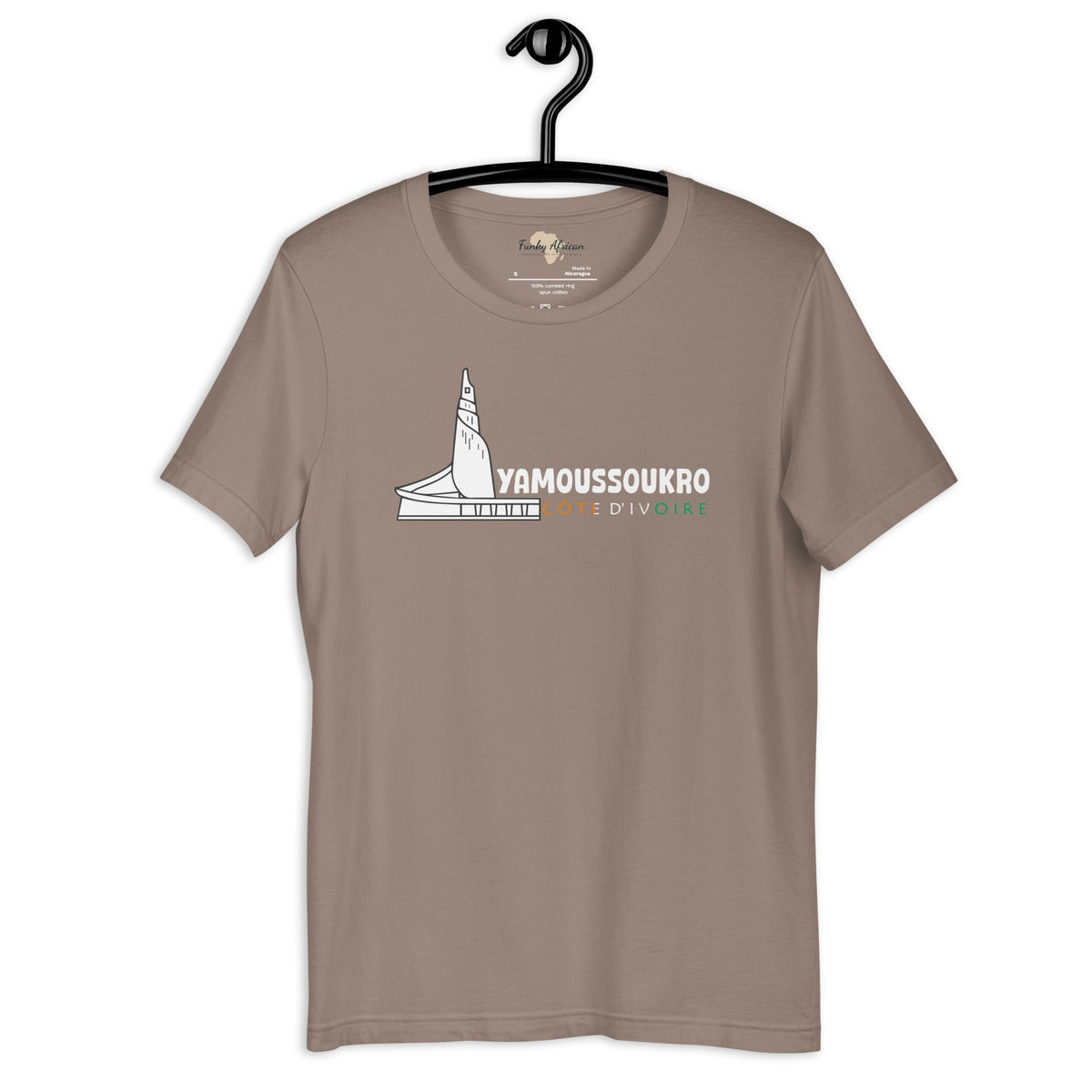 Côte d'Ivoire capital unisex tee Funky African