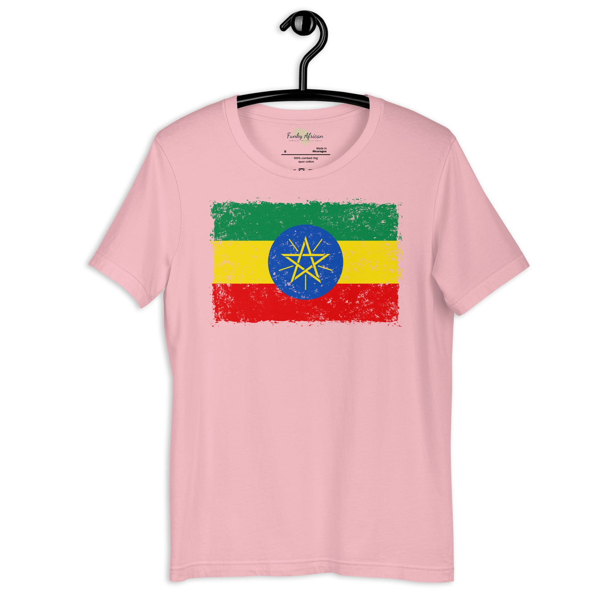Ethiopia grunge unisex tee Funky African