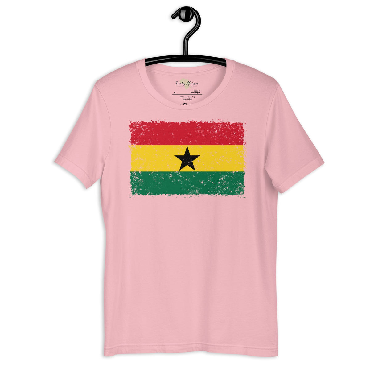 Ghana grunge unisex tee Funky African