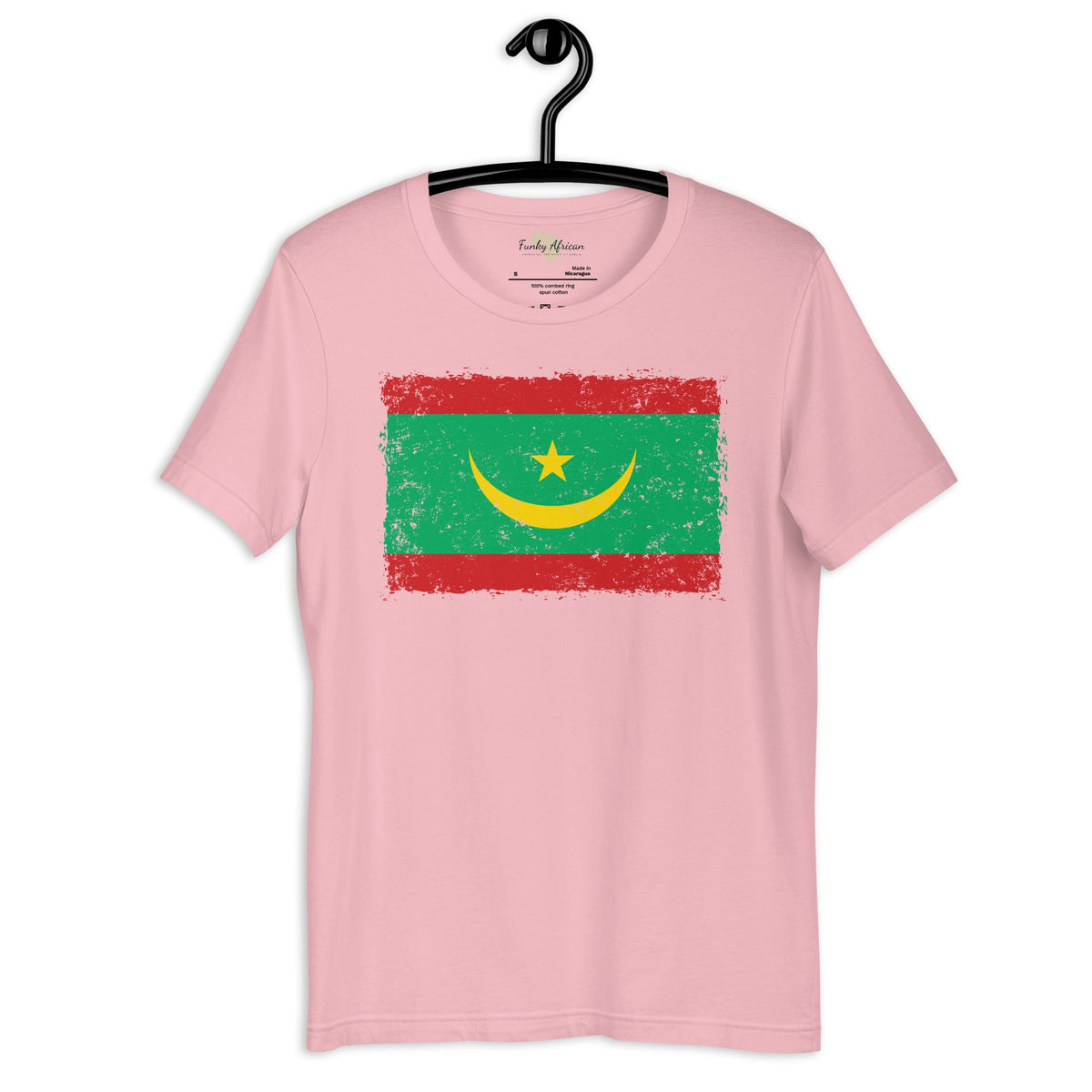 Mauritania grunge unisex tee Funky African