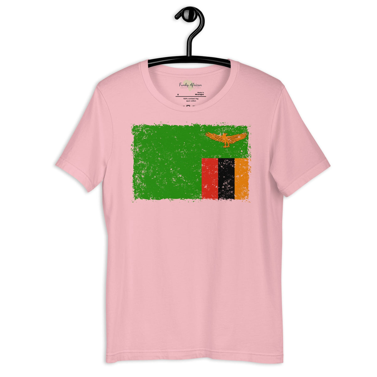 Zambia grunge unisex tee Funky African