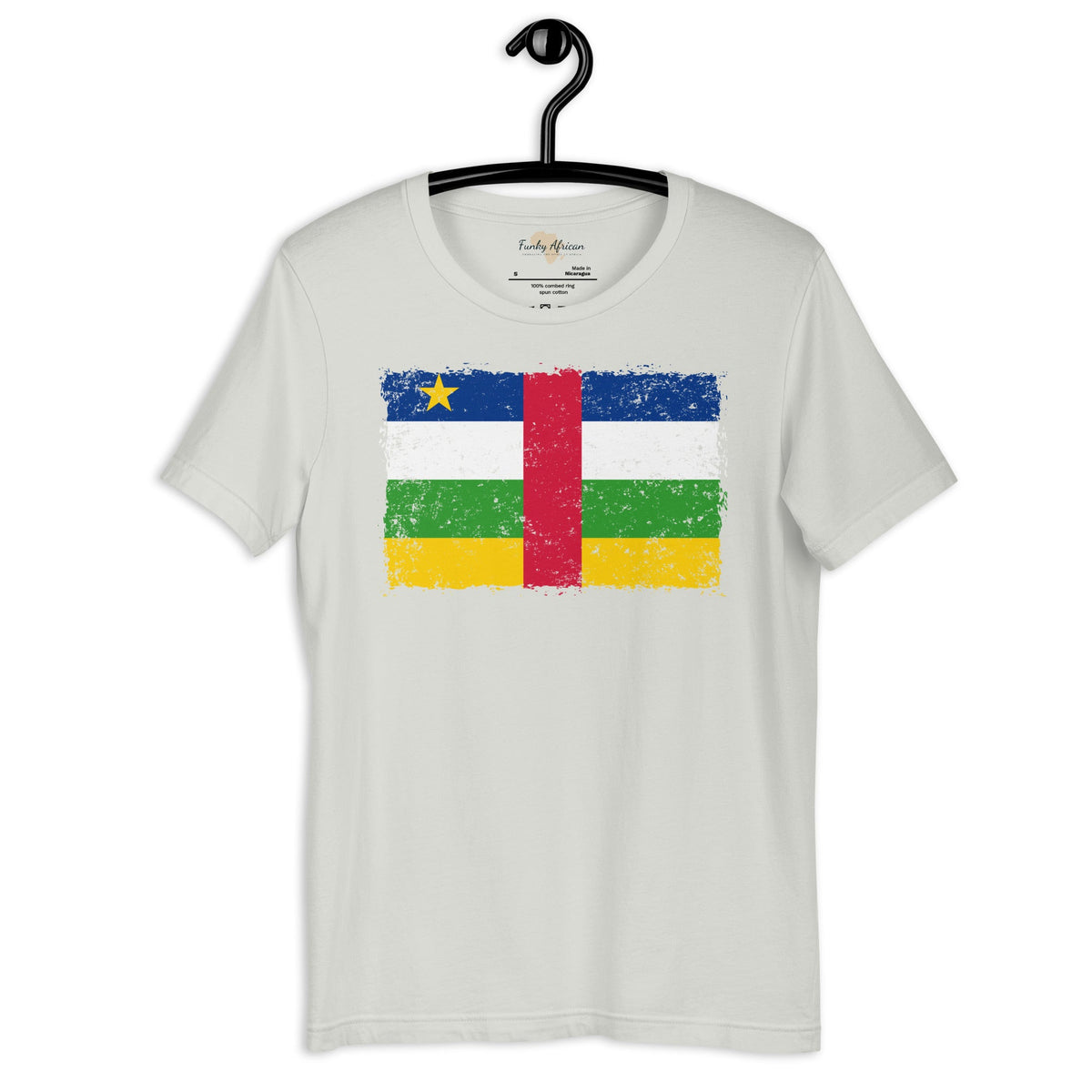 Central African Republic grunge unisex tee Funky African