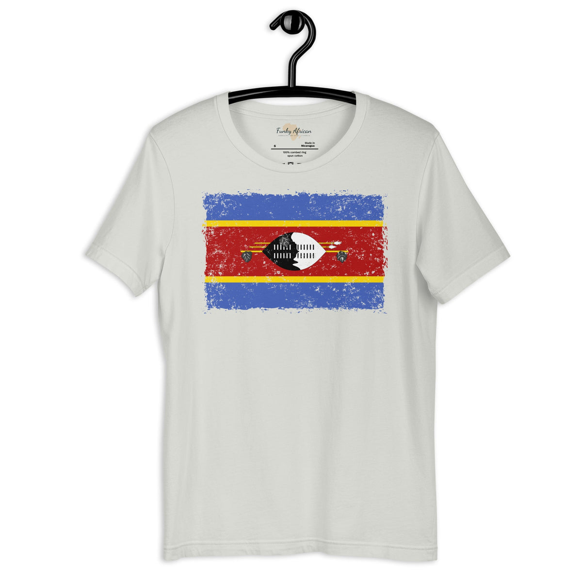 Eswatini grunge unisex tee Funky African