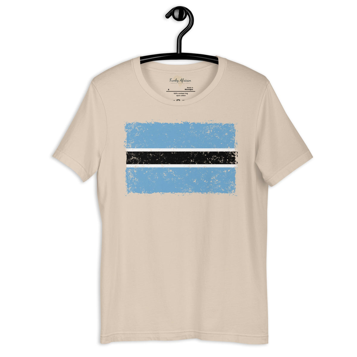 Botswana grunge unisex tee Funky African