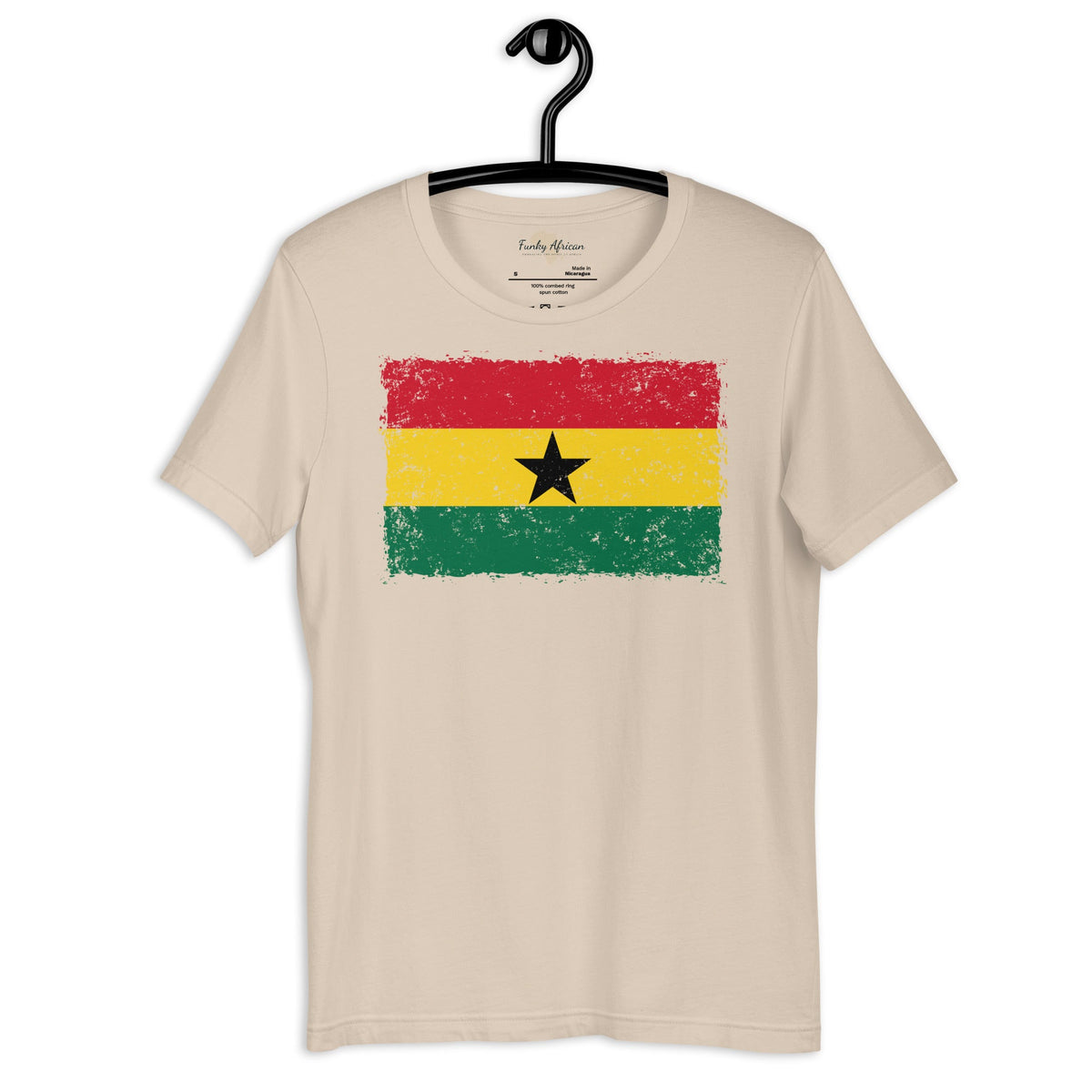 Ghana grunge unisex tee Funky African