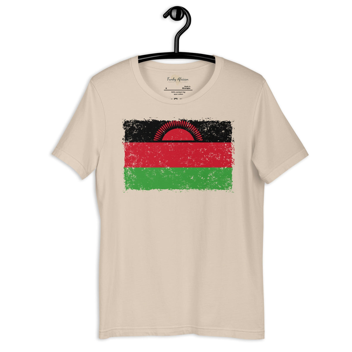 Malawi grunge unisex tee Funky African
