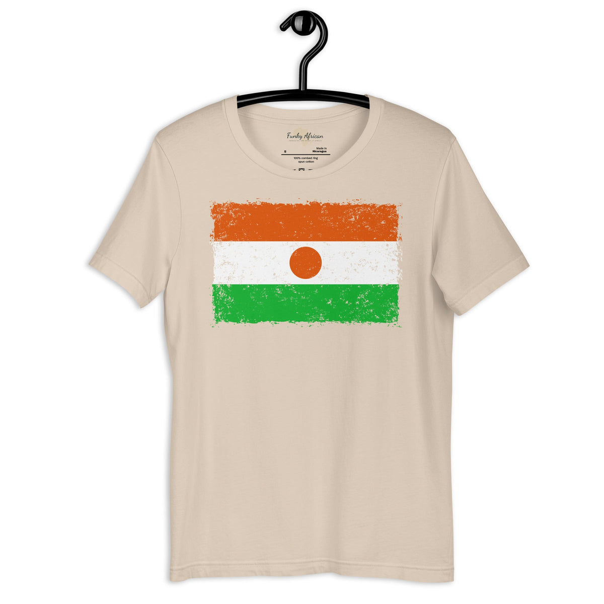 Nigerien grunge unisex tee Funky African