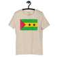 São Tomé and Príncipe grunge unisex tee