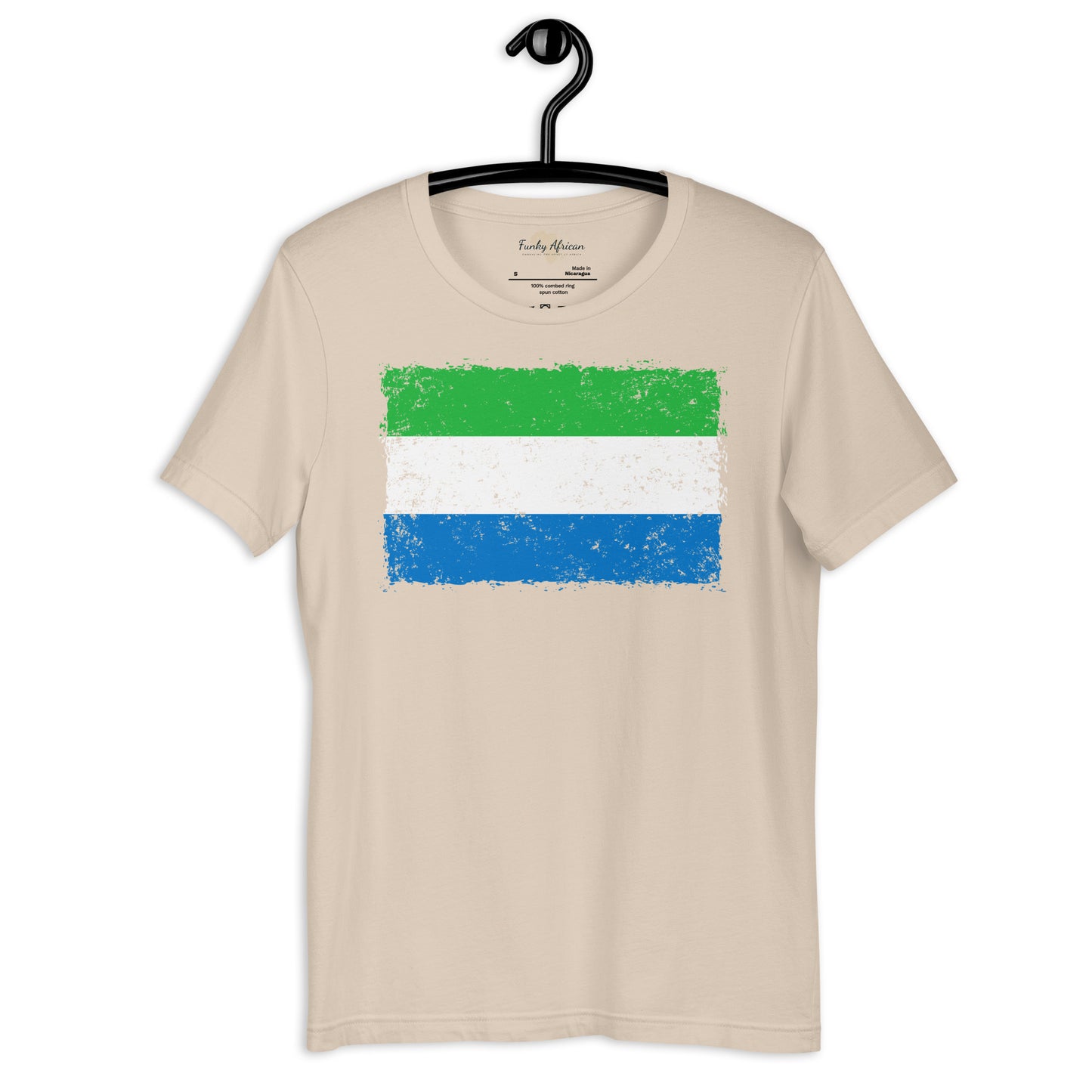 Sierra Leone grunge unisex tee