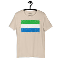 Sierra Leone grunge unisex tee