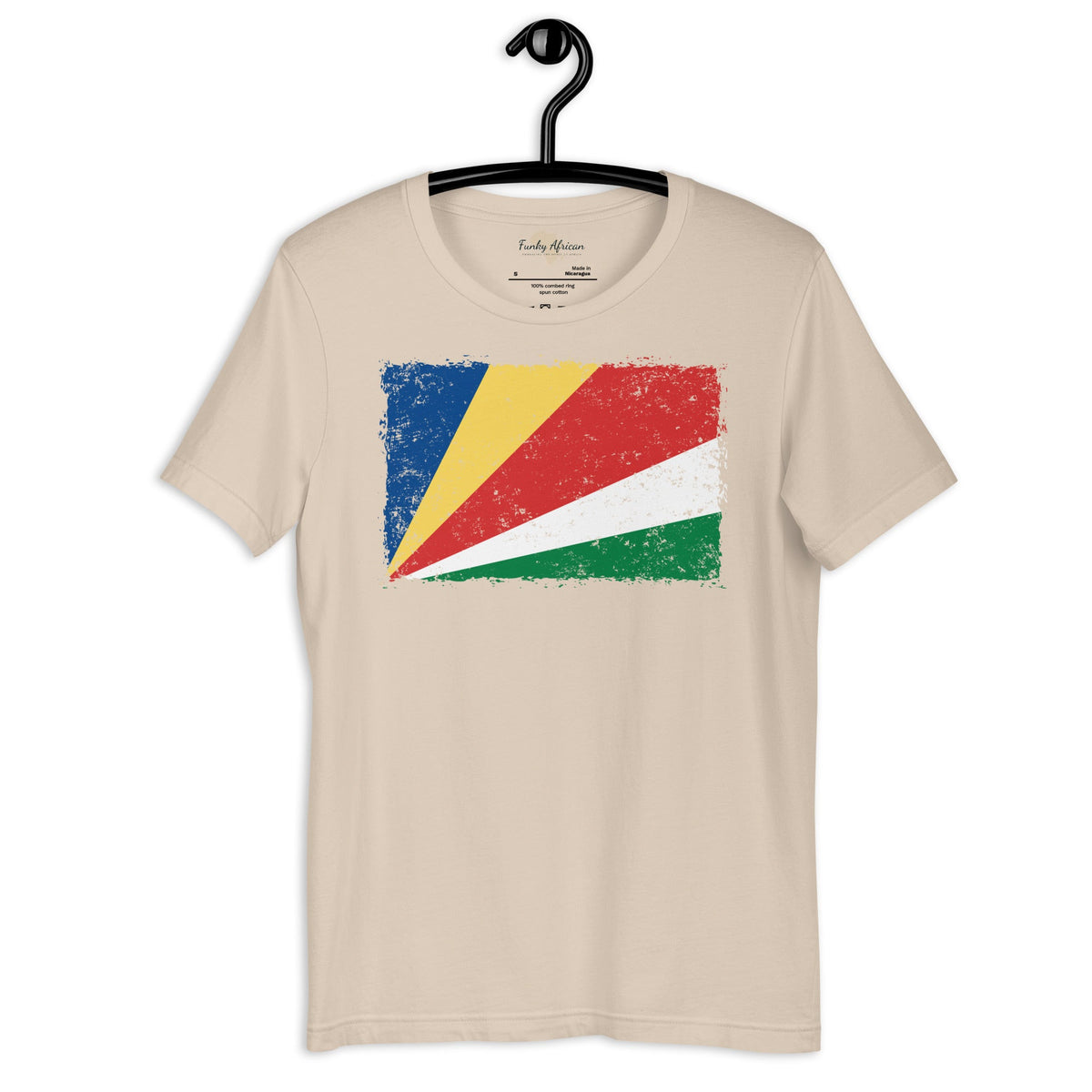 Seychelles grunge unisex tee Funky African