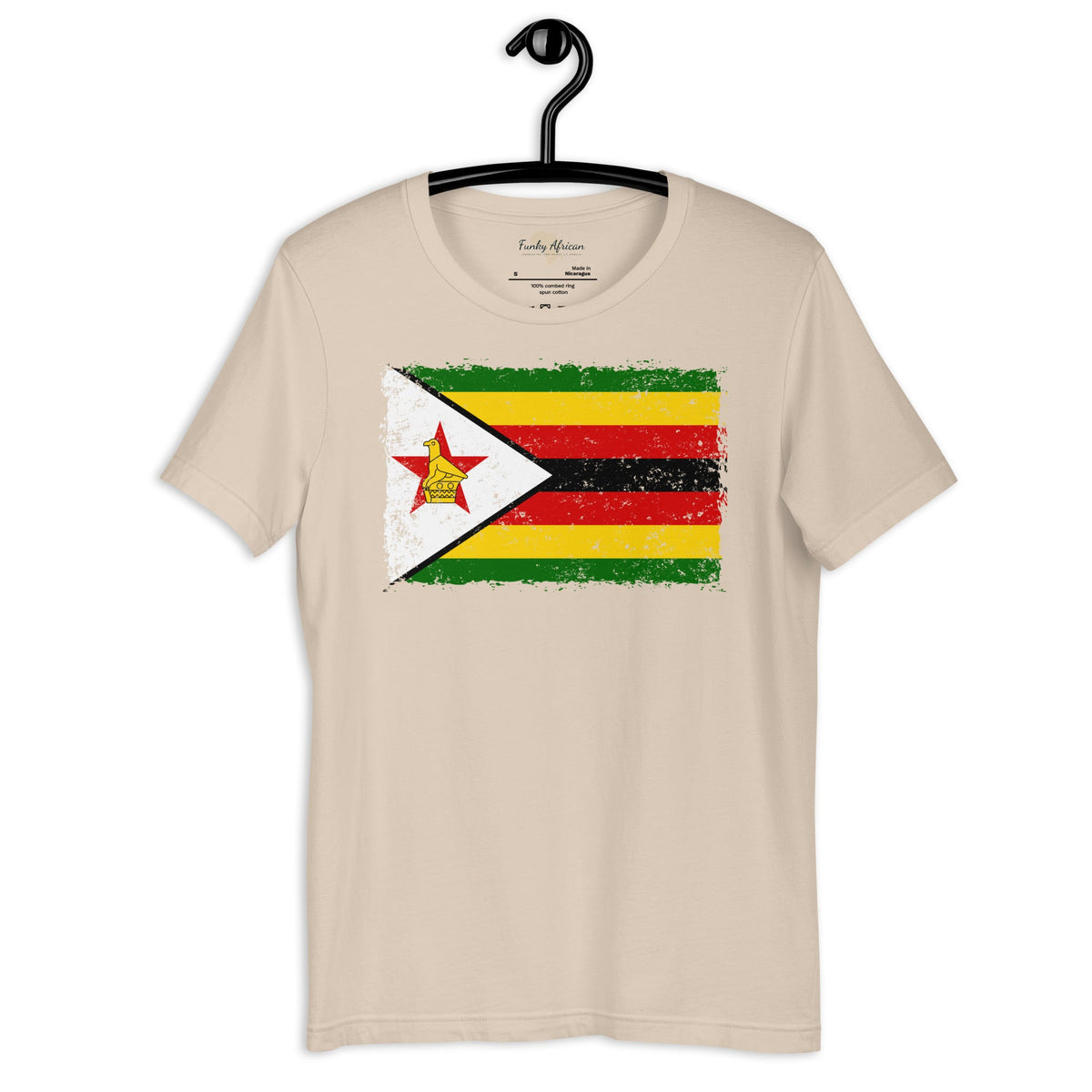 Zimbabwe grunge unisex tee Funky African