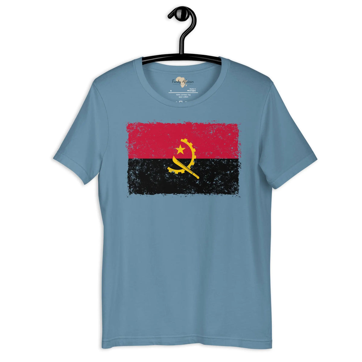 Angolan grunge unisex tee Funky African