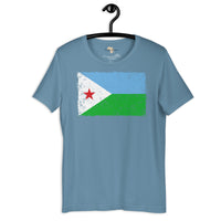 Djibouti grunge unisex tee