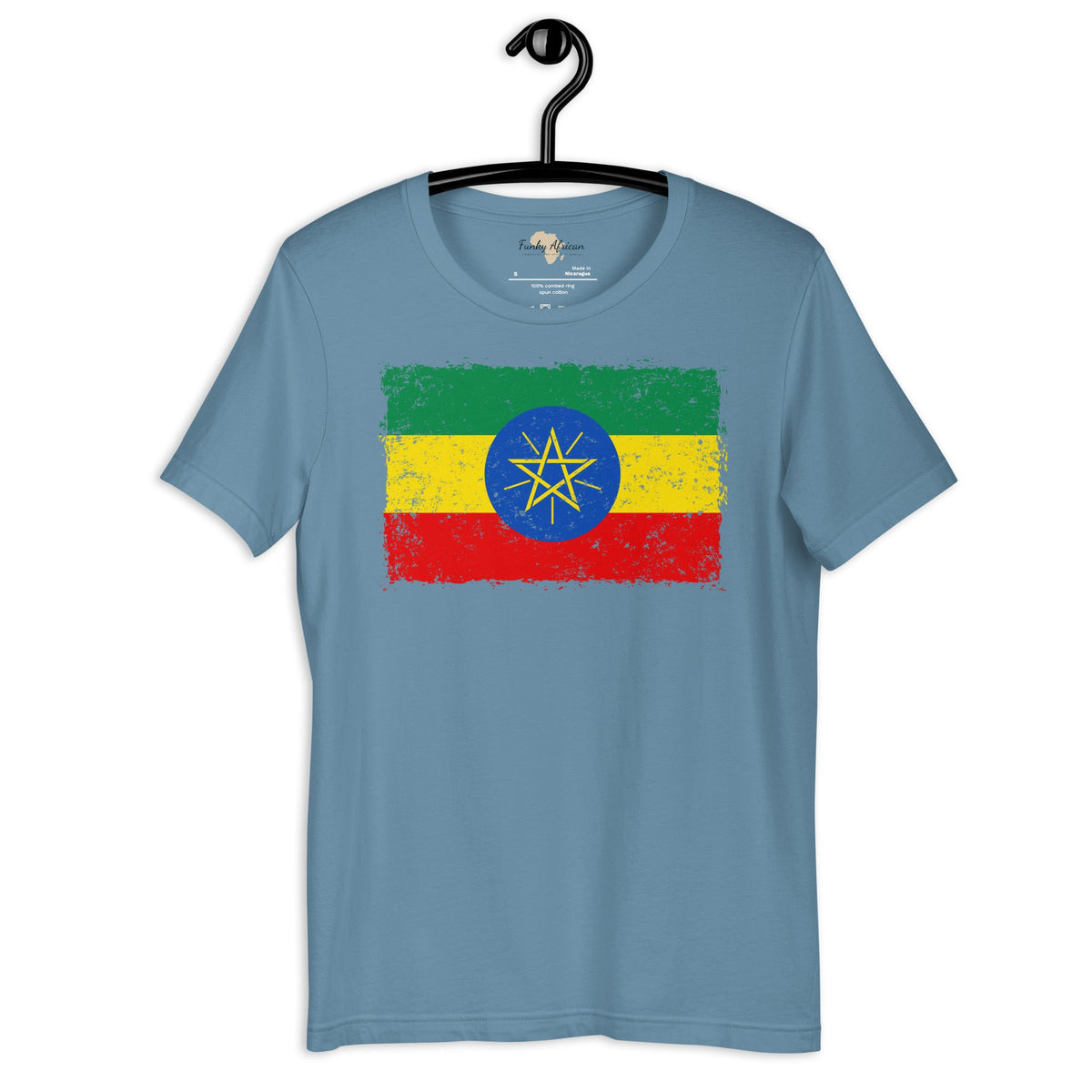 Ethiopia grunge unisex tee Funky African