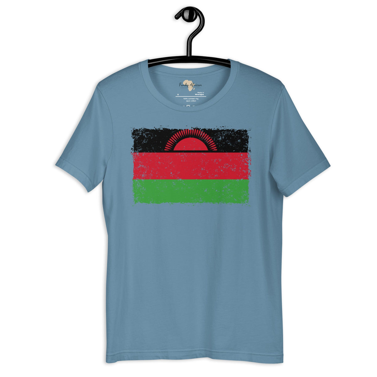 Malawi grunge unisex tee Funky African