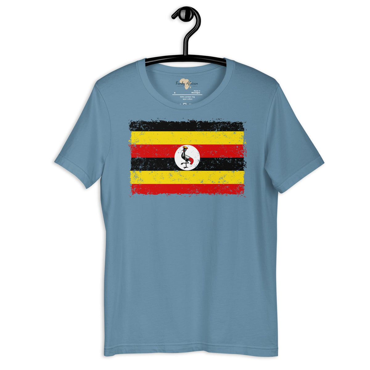 Uganda grunge unisex tee Funky African