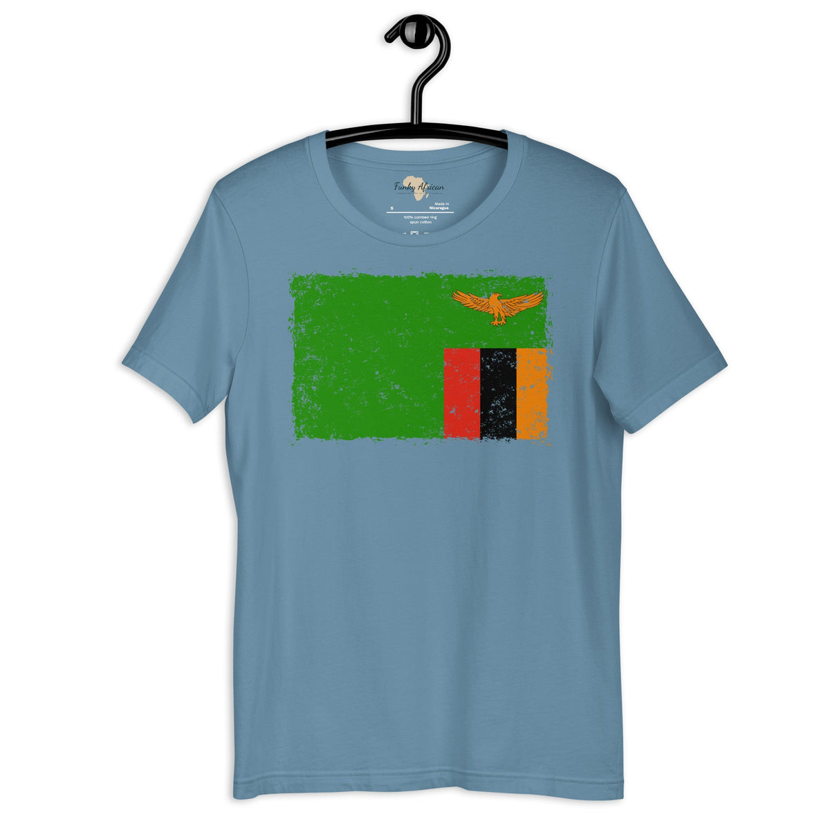 Zambia grunge unisex tee Funky African