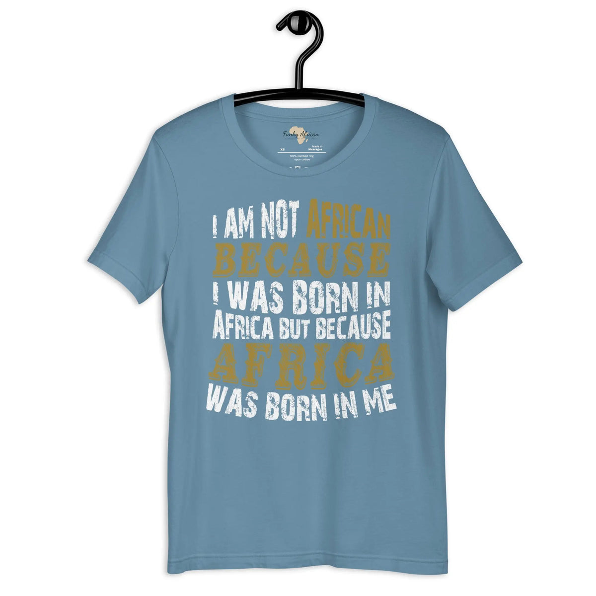 Africa born in me Unisex t-shirt Funky African