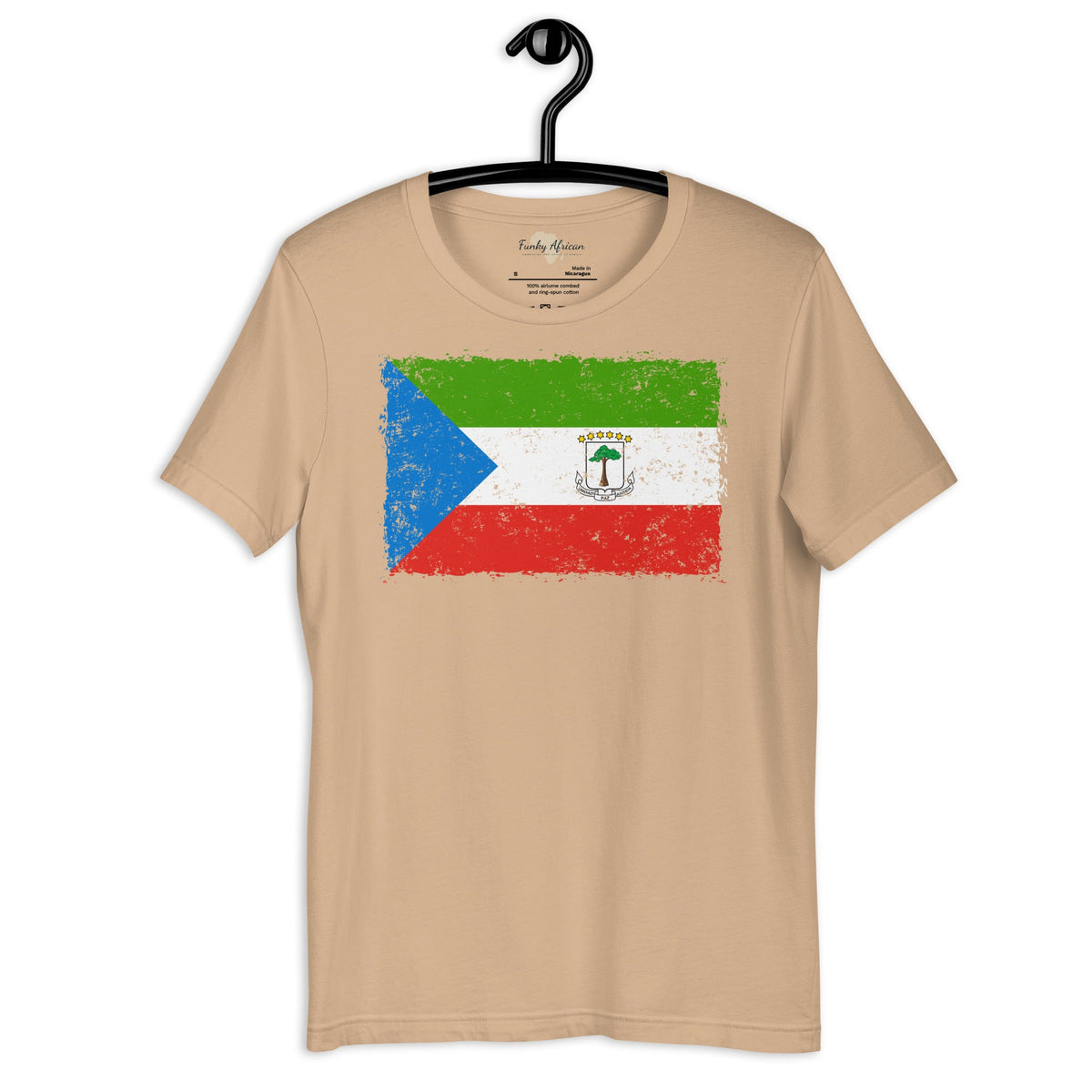 Equatorial Guinea grunge unisex tee Funky African
