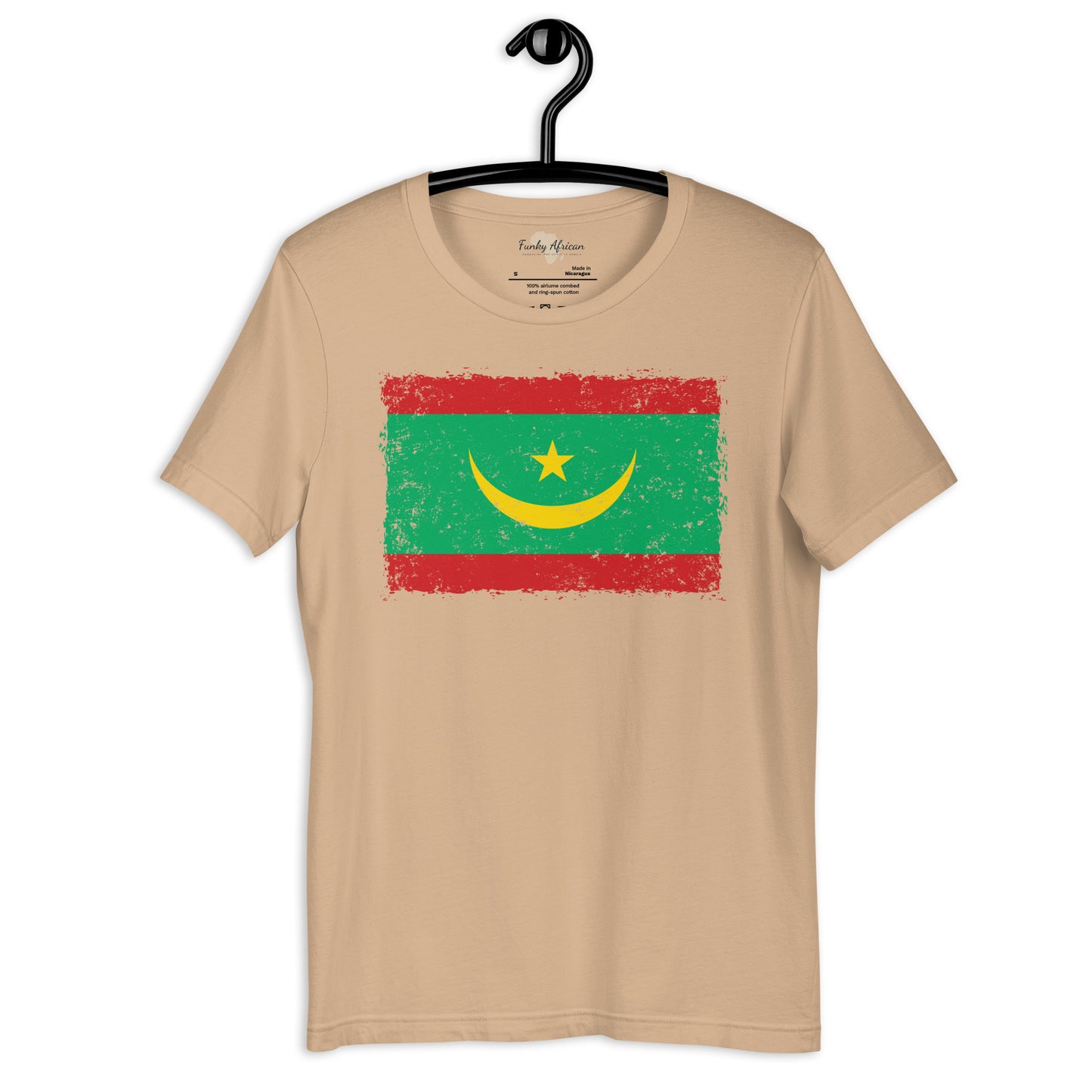 Mauritania grunge unisex tee
