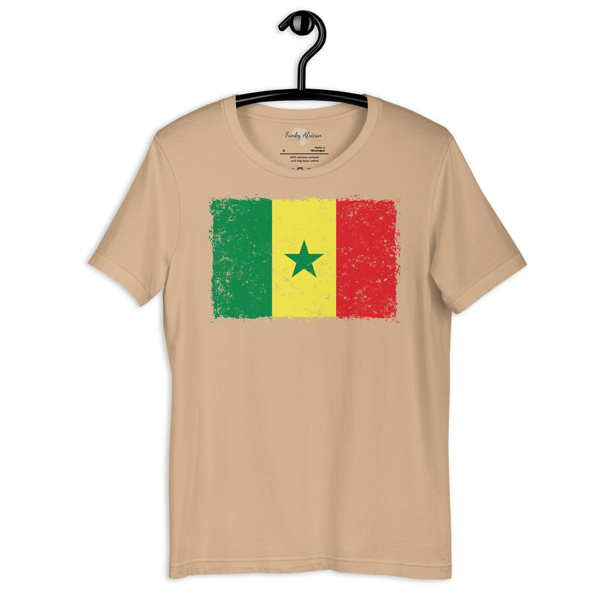 Senegal grunge unisex tee Funky African