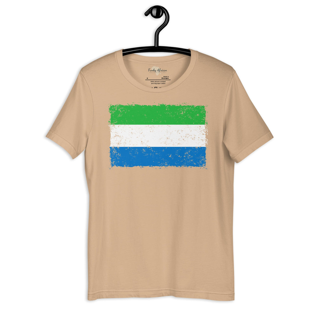 Sierra Leone grunge unisex tee Funky African