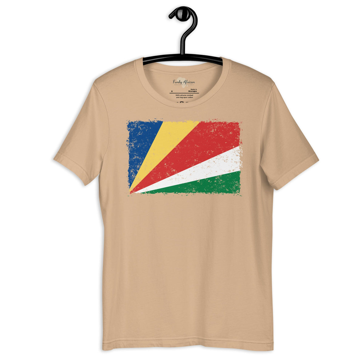 Seychelles grunge unisex tee Funky African