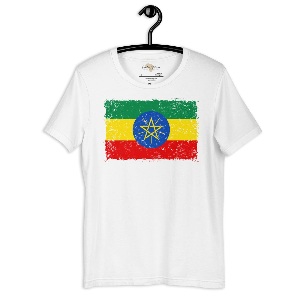 Ethiopia grunge unisex tee Funky African