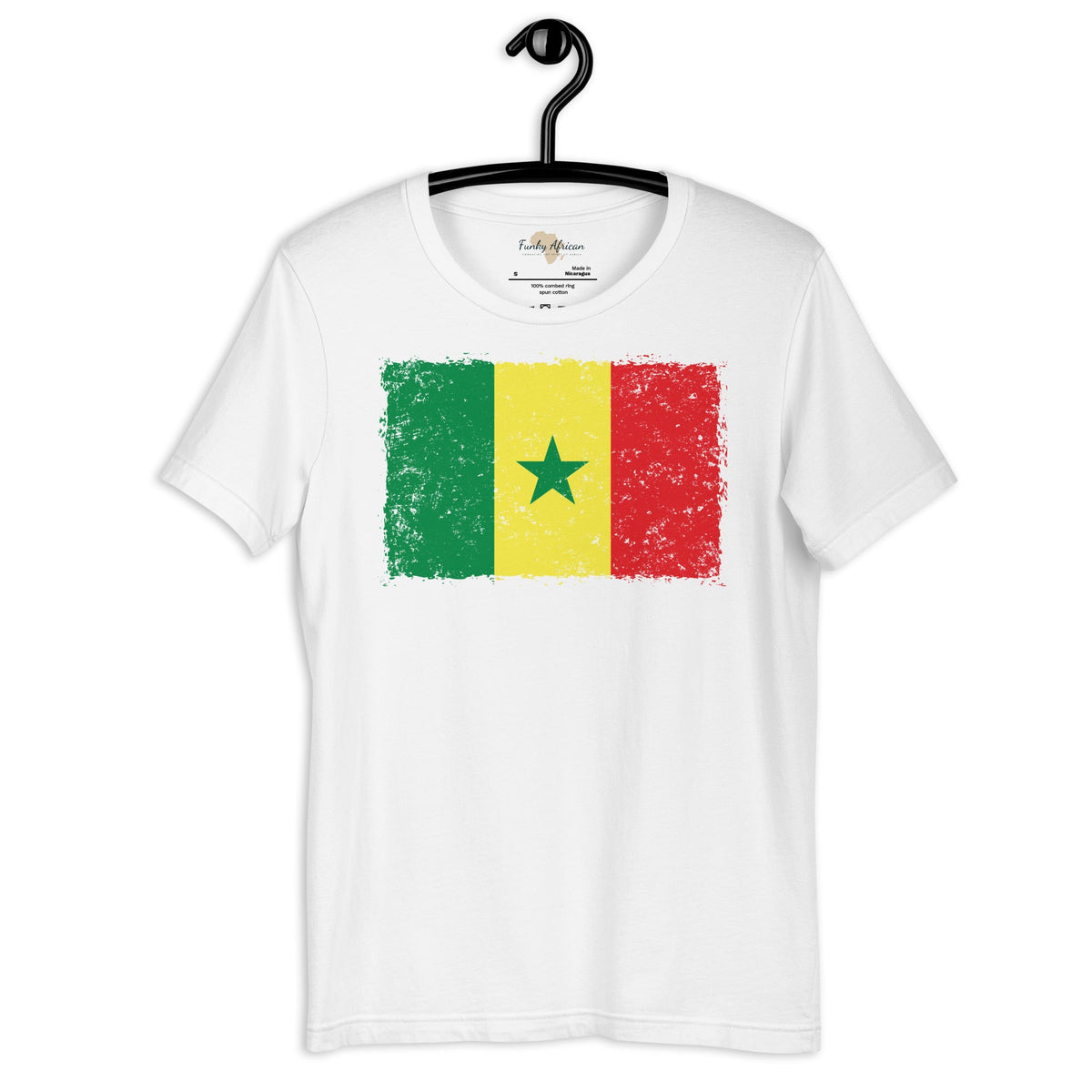 Senegal grunge unisex tee Funky African