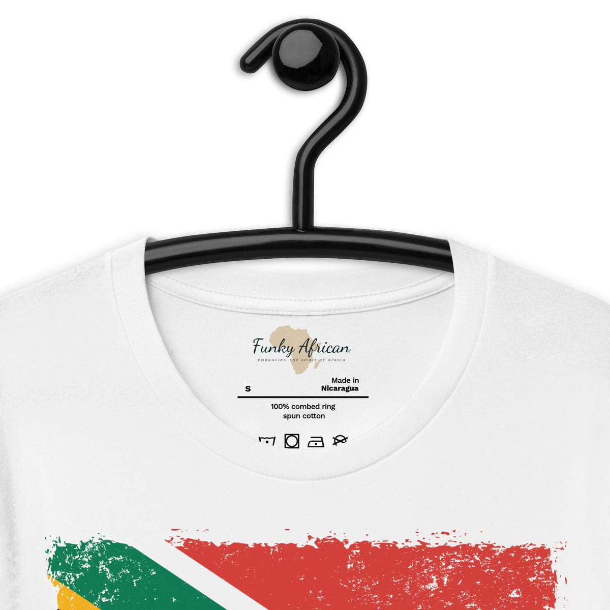 South African grunge unisex tee Funky African