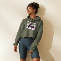 Jesus never fails Crop Hoodie