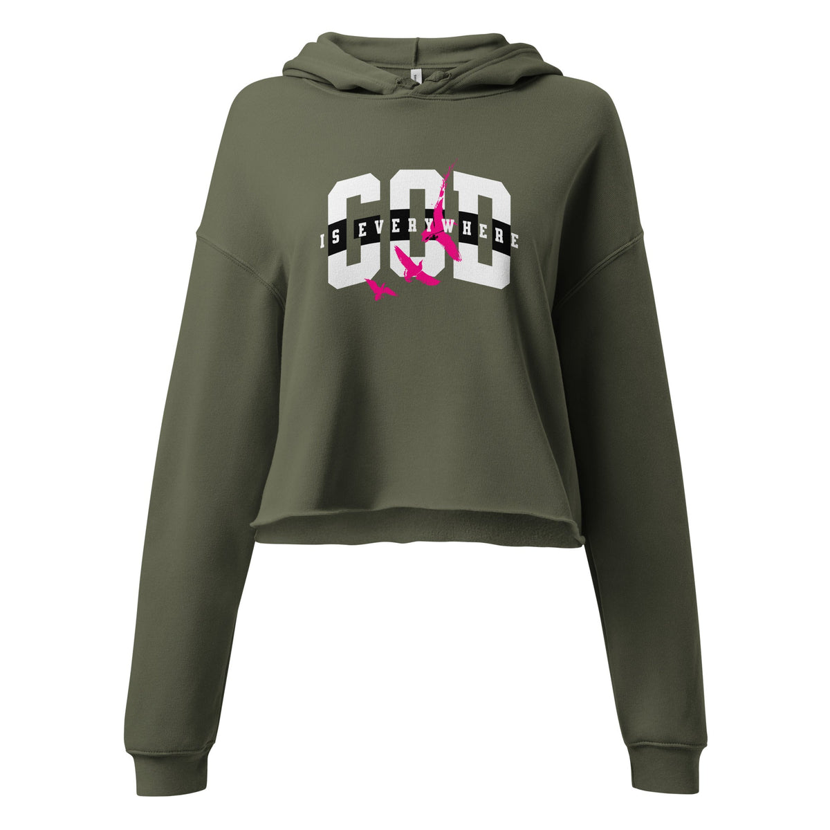 God Crop Hoodie Funky African