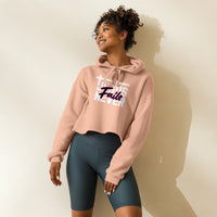 Jesus never fails Crop Hoodie