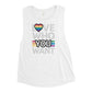Love who you want Ladies’ Muscle Tank