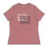 Dear black women's relaxed tee - you face scrutiny Funky African